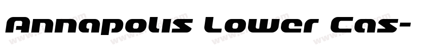 Annapolis Lower Cas字体转换